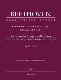 Romances in F major and G major for Violin and Orchestra op. 50, 40