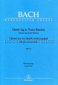 Cantata BWV4 'Christ Lag In Todesbanden' (vocal score)