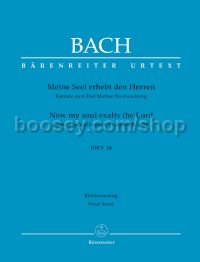 Cantata No. 10: Meine Seel erhebt den Herren, BWV 10 (vocal score)