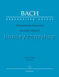 Ascension Oratorio BWV 11 (vocal score)