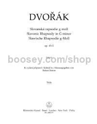 Slavonic Rhapsody In G Minor Op.45/2 (Viola Part)