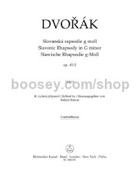 Slavonic Rhapsody In G Minor Op.45/2 (Bass Part)
