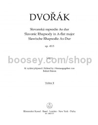 Slavonic Rhapsody in A flat major op. 45/3 (Violin 2 Part)