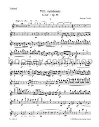 Symphony No.8 In G Major Op.88 (violin I)