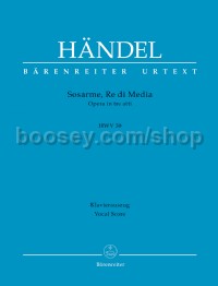Handel Sosarme Re Di Media Hwv30 (Vocal Score)