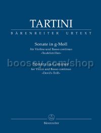Sonata for Violin and Basso continuo G minor "Devil's Trill"