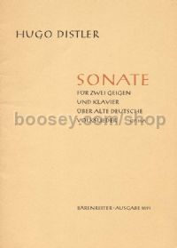 Sonata On Old German Folksongs, Op.15a