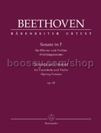 Sonata for Piano and Violin in F major Op.24 Spring Sonata