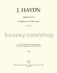 Symphony No. 91 in Eb major Hob.I:91 - viola part