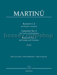 Concerto No. 2 H293 (Violin & Piano)