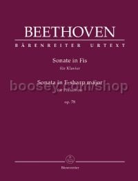 Sonata for Pianoforte F-sharp major op. 78