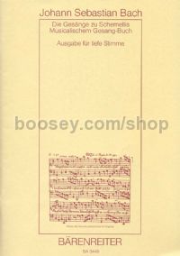 Schemelli Gesangbuch 1736; 6 Songs From A M B