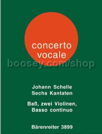 Cantatas (6) (g) voice Score & Parts