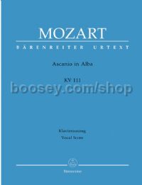 Ascanio in Alba KV111 Vocal Score
