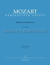 Bastien und Bastienne, K. 50 (Vocal Score)