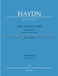 Missa in Tempore Belli, Hob.XXII:9 (Vocal Score)