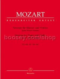 Sonatas for Piano and Violin - Late Viennese Sonatas