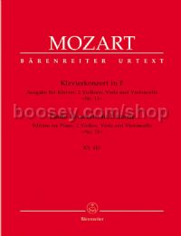 Concerto for Piano and Orchestra no. 11 F major K. 413 (Piano Reduction)