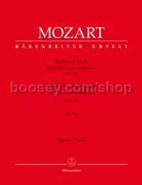 Concerto for Piano and Orchestra no. 12 A major K. 414 (Score)