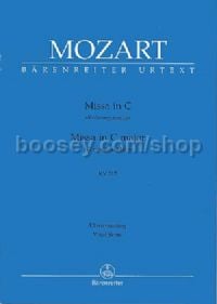 Missa in C major 'Coronation Mass' K317 (Vocal Score)
