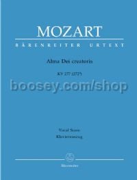 Alma Dei Creatoris (K.277) (Urtext/Vocal Score)