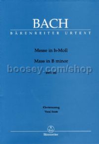 Mass in B minor BWV232 (Vocal Score)