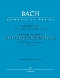 Concerto in CMin Ob/ Violin /Cem BWV1060