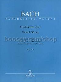 Musical Offering, BWV 1079 Vol.1 Ricercari for Harpsichord