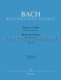 Mass Fmaj BWV233 Voc Sc
