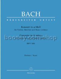 Violin Concerto in A Minor BWV 1041 (full score)