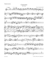 Concerto for Harpsichord, Flute, Violin, Strings and Basso continuo in A minor (BWV 1044) (Flute)
