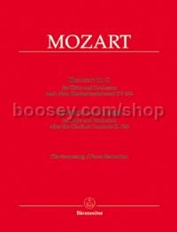 Concerto for Flute in G based on the Clarinet Concerto (K.622) (Score)