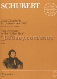 Two Overtures 'italian Style' D592/597
