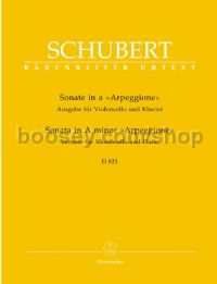 Sonata in A minor D821 "Arpeggione" (Cello)