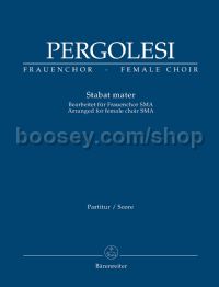 Stabat mater (arr. female choir) (score)