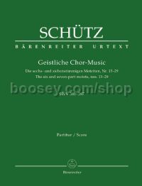 Sacred Choral Music SWV 381-397 (motets)
