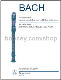 Recorder Solos from the Sacred and Secular Vocal Works