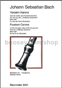 Fourteen Canons (for two to six recorders)