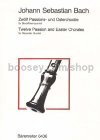 Passion & Easter Chorales (12) Recorder Quartet
