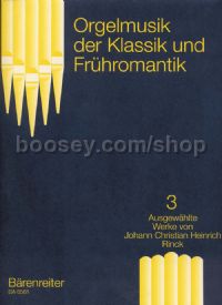 Orgelmusik der Klassik und Frühromantik, Band 3