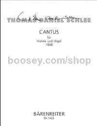 Cantus for Violin & Piano