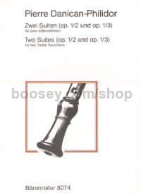 Two Suites Op. 1/2 & 3 recorder