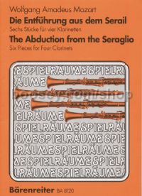 The Abduction from the Seraglio, K.384 Arr. For Four Clarinets