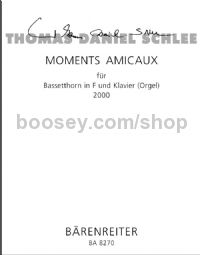 Moments Amicaux Op. 50a basset Horn