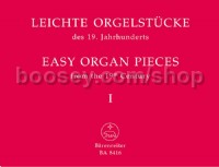 Easy Organ Pieces from the 19th Century, Vol.1