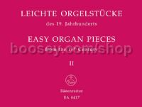 Easy Organ Pieces From The 19th Century Book 2 organ