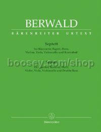 Septet - for Clarinet, Bassoon, Horn, Viola, Violoncello and Double-Bass (parts)