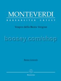 Vespro della Beata Vergine "Marienvesper" (cello and bass)