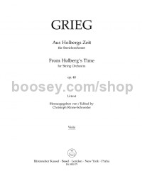 Holberg Suite (From Holberg's Time) Op.40 (Viola)