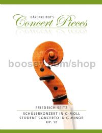 Student Concerto in G minor, op. 12